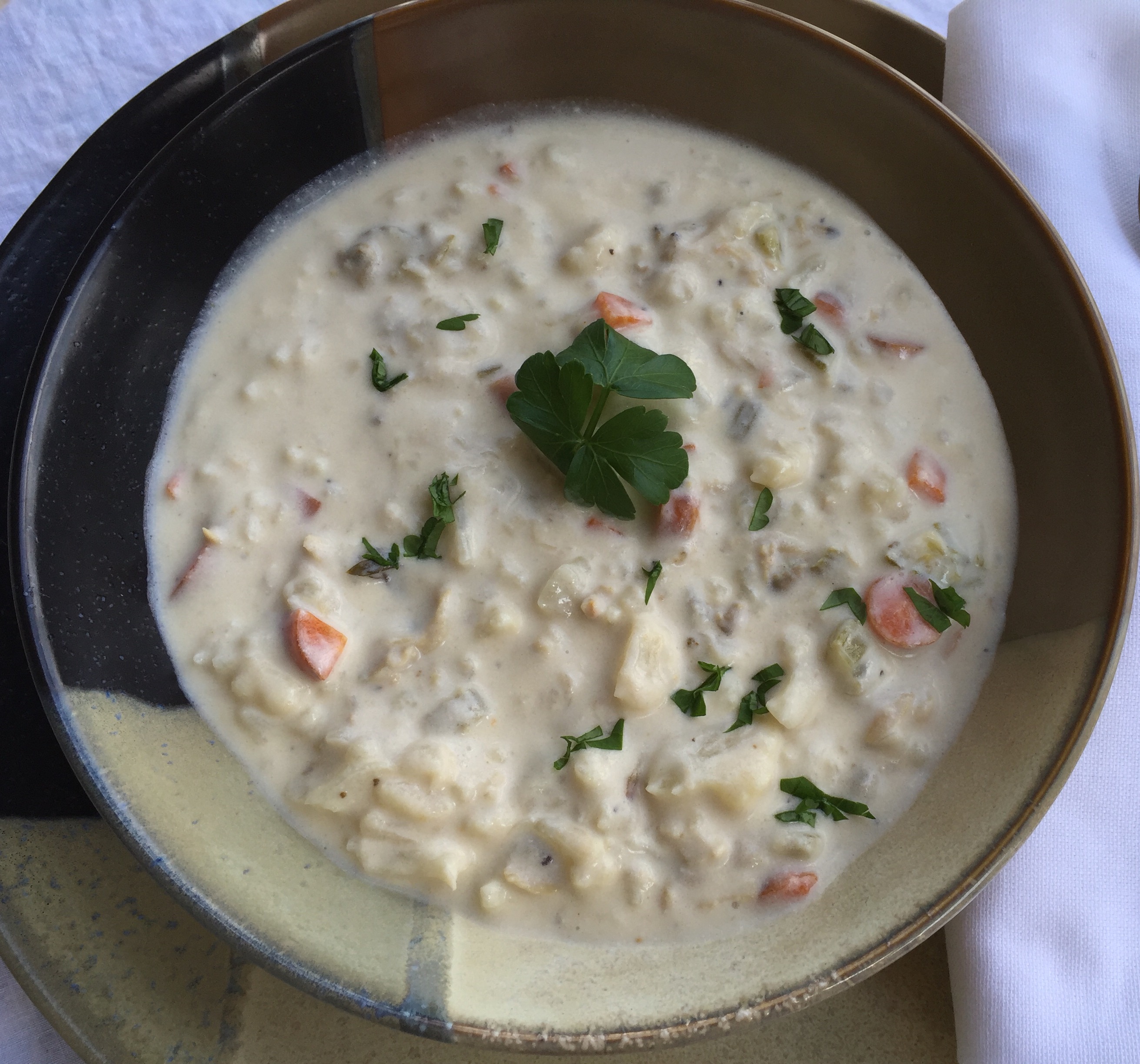 New England Clam Chowder - Taste of the Frontier